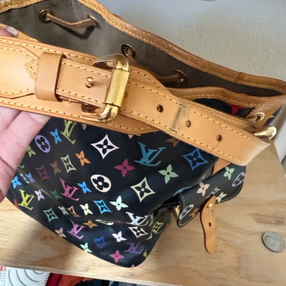 Louis Vuitton Black Multicolor Monogram Shoulder Bag - Picture 4 of 16